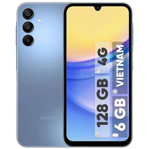 گوشی موبایل سامسونگ مدل Galaxy A15 دو سیم کارت ظرفیت 128 گیگابایت و رم 6 گیگابایت