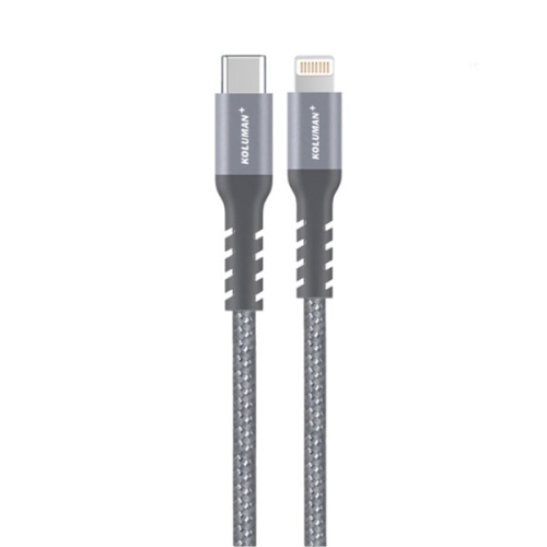 کابل تبدیل USB-C به لایتنینگ کلومن پلاس مدل +K3 طول 1 متر